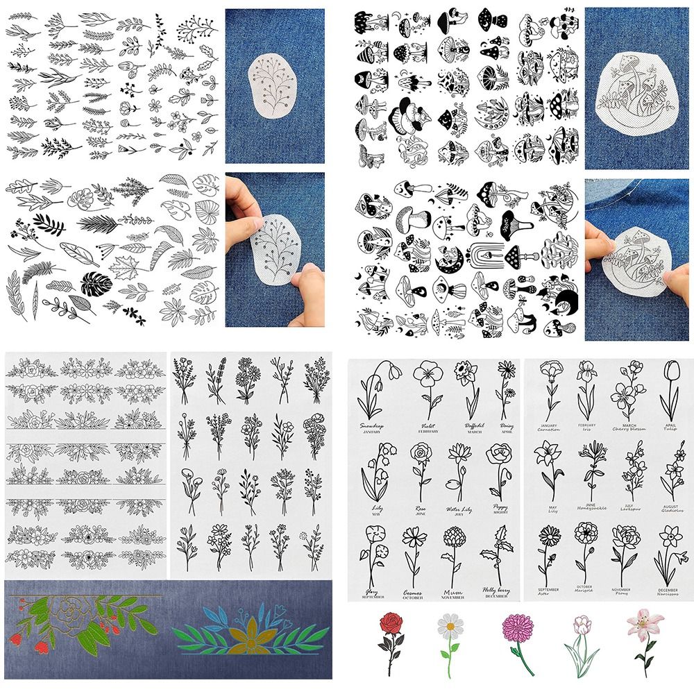 Embroidery Meaning - เครื่องเย็บปักถักร้อยด้วยมืองานฝีมือแบบละลายน้ำพร้อมลวดลายดอกไม้สำหรับอุปกรณ์เย็บผ้างานปักด้วยมือ
