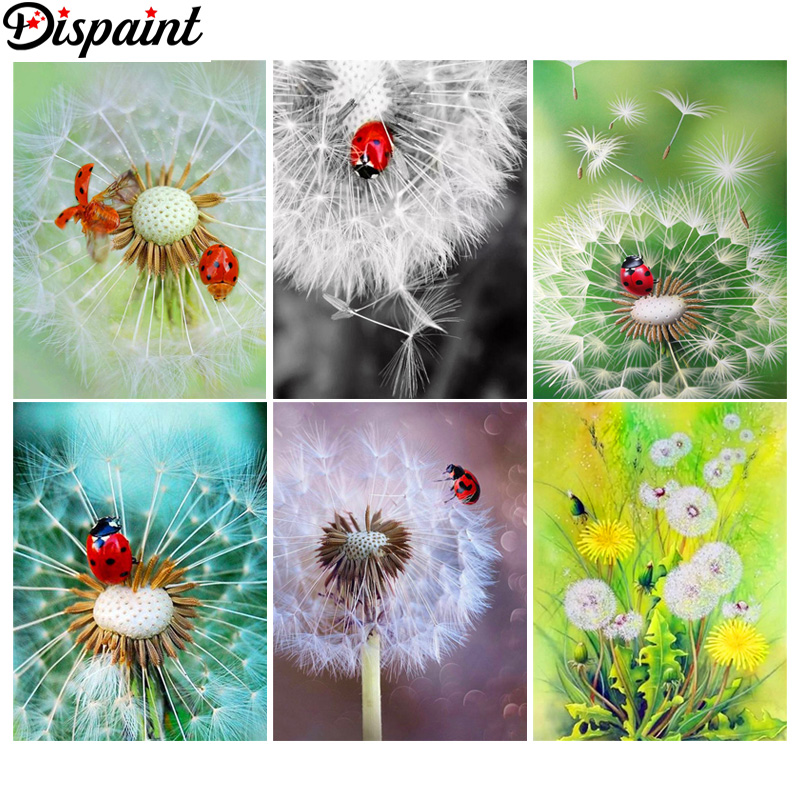 Embroidery Lady Bug - Dispaint DIY เพชรภาพวาด 