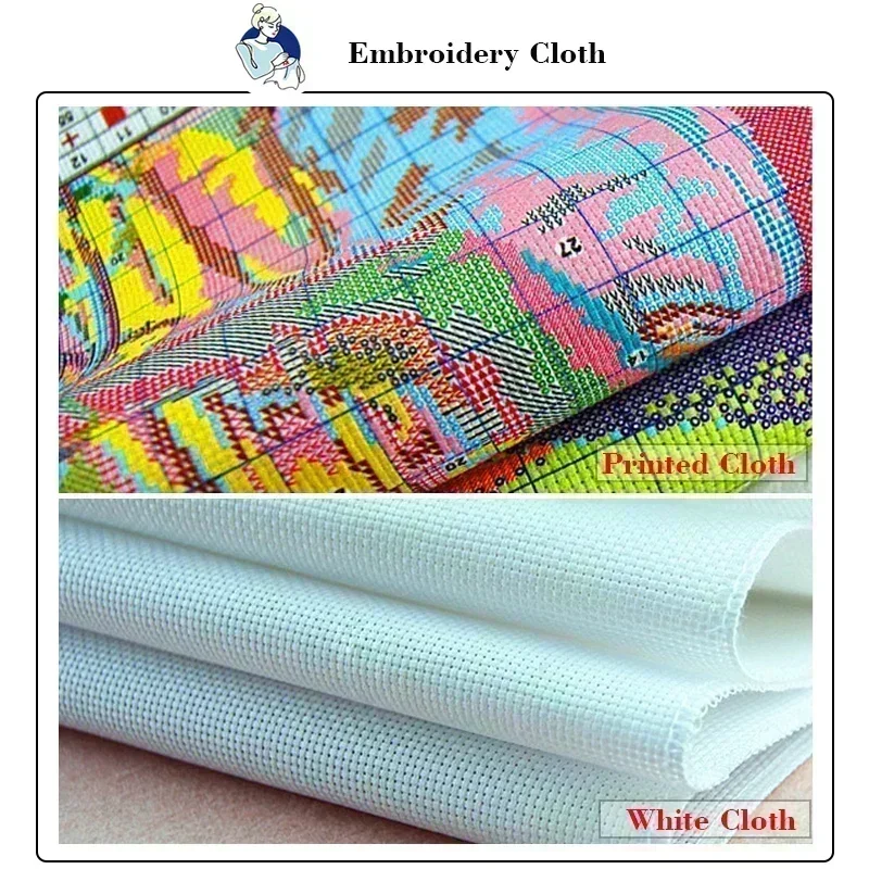 ชุดงานปักครอสติชบนผ้าใบลายนางฟ - Embroidery Meaning บทวิจารณ์และราคา