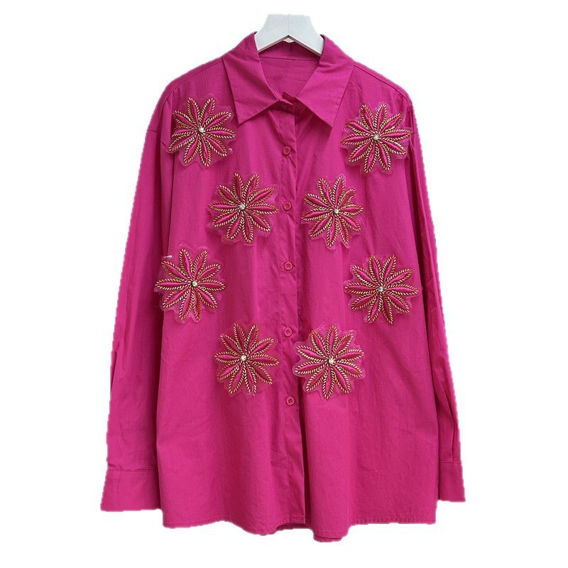 เสื้อผู้หญิง เสื้อเชิ้ตวินเทจ  - Embroidery Online บทวิจารณ์และราคา