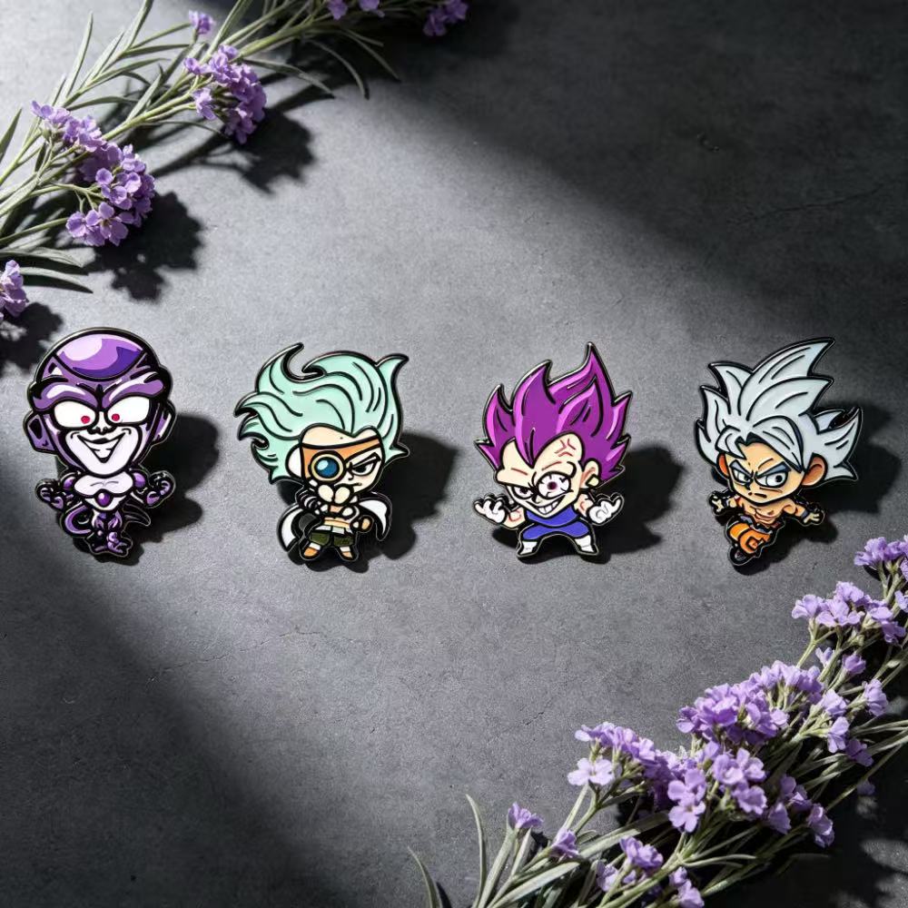 เข็มกลัดลายอนิเมะชิบิรูปนักรบ  - Embroidery Reddit บทวิจารณ์และราคา