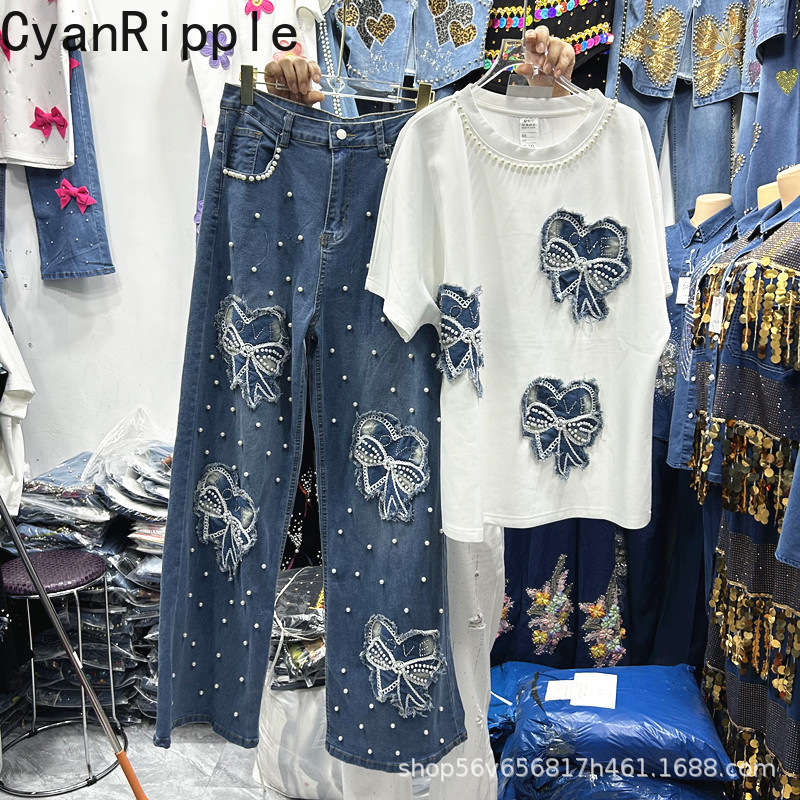 ชุดเซ็ตสองชิ้นสำหรับผู้หญิง ฤด - Embroidery Cotton Shirt บทวิจารณ์และราคา