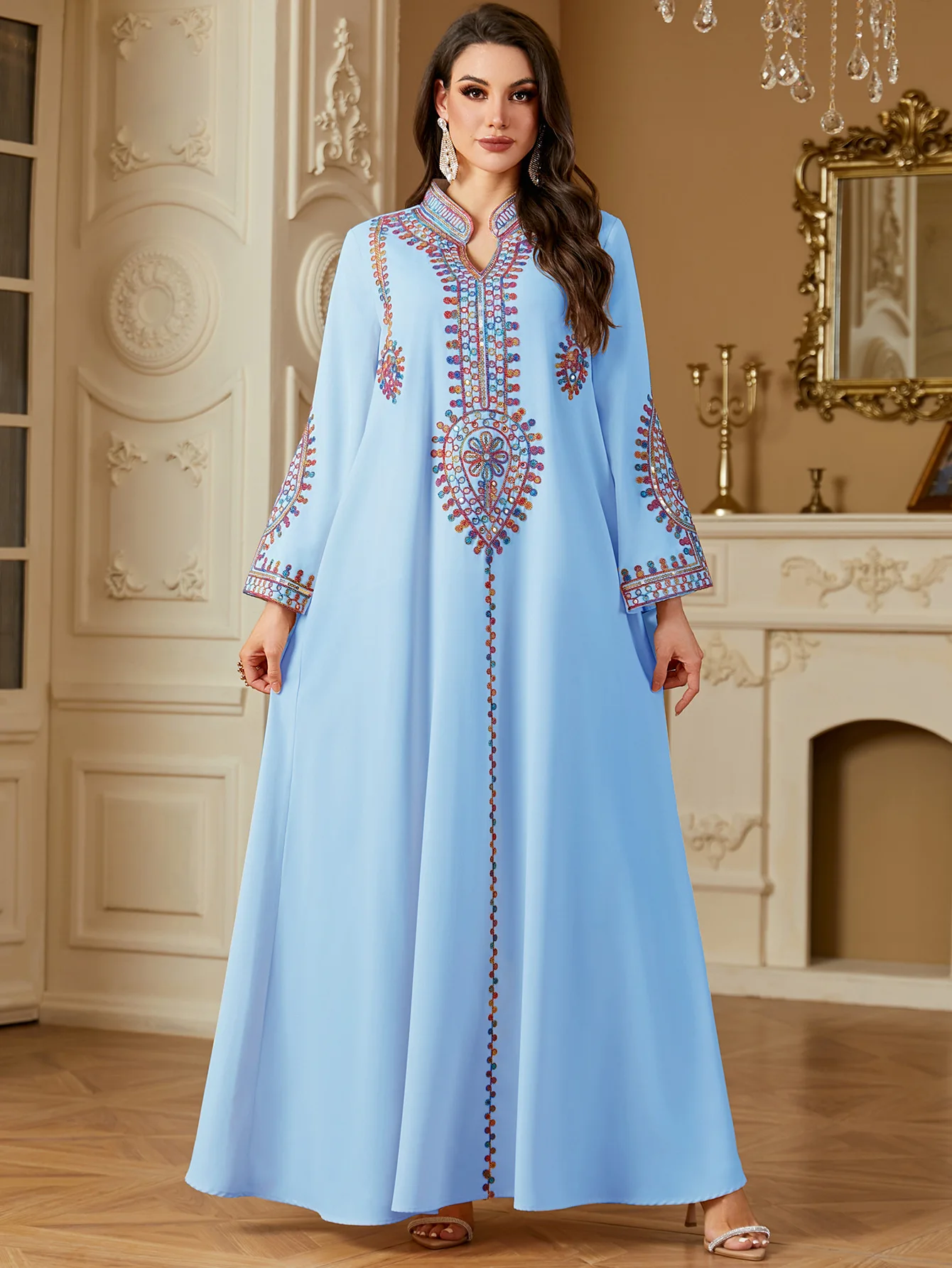 ชุดเดรสปักลายสำหรับงานอีด ผู้ห - Embroidery Kebaya บทวิจารณ์และราคา